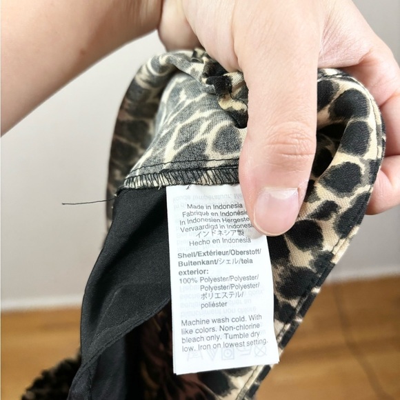 J Crew animal print jamie pant size 00 trouser pull on - Picture 5 of 5